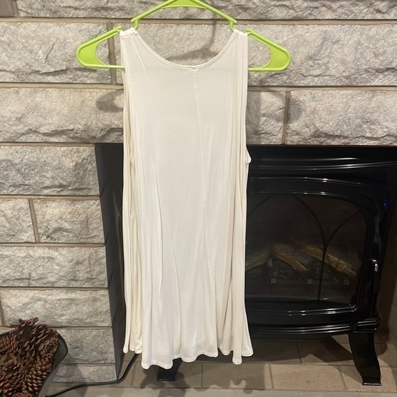 Azules Sleeveless White Tunic Tank Sz Small - Picture 4 of 4
